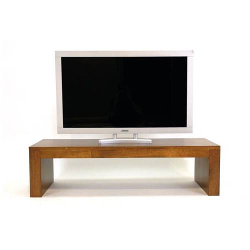Meuble TV Contemporain Bois Massif Oméga - Contemporain