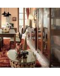 Table de salle à rallonge Colonial Acajou Massif - vente de meuble