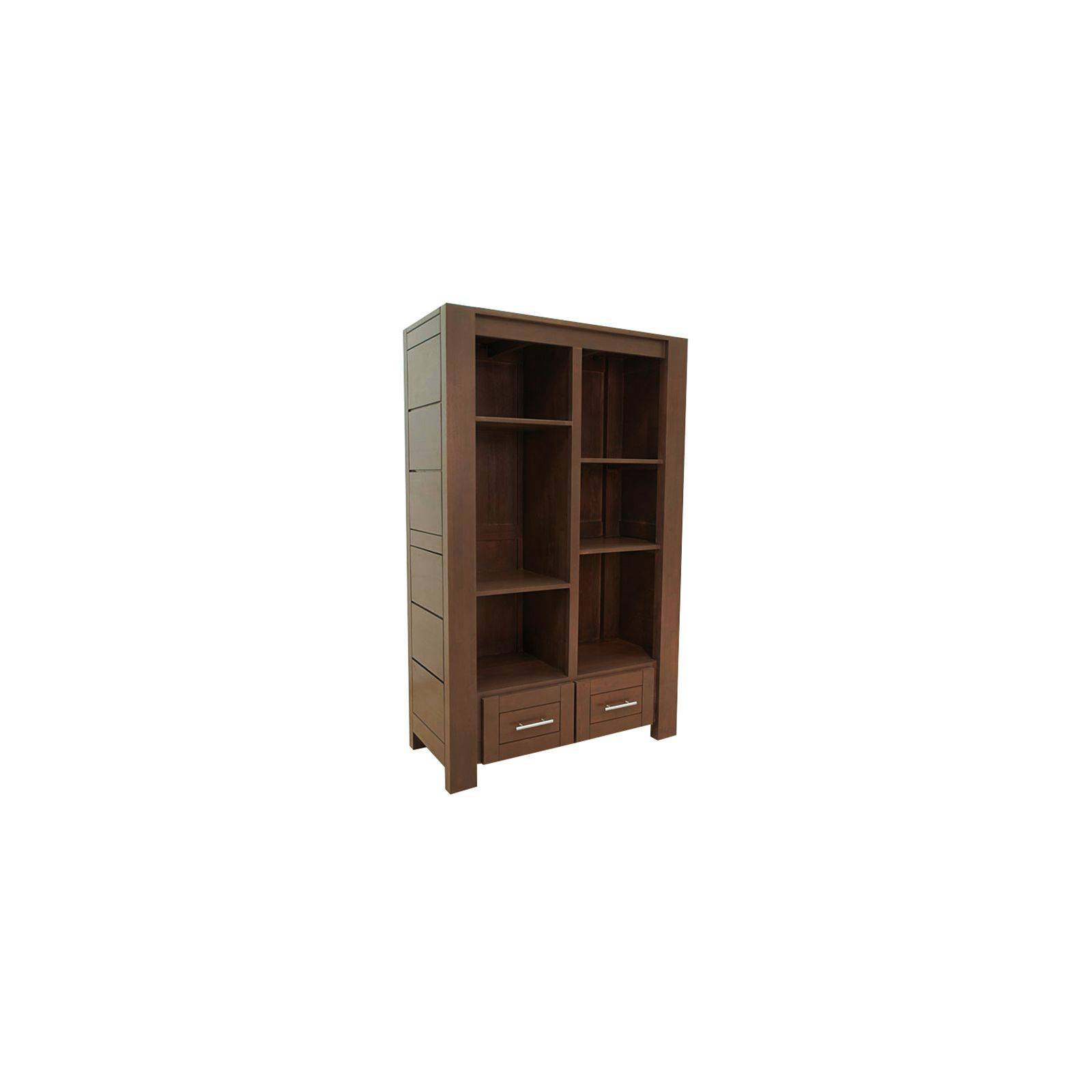 Bibliothèque design en hévéa. mobilier contemporain de la gamme Moka