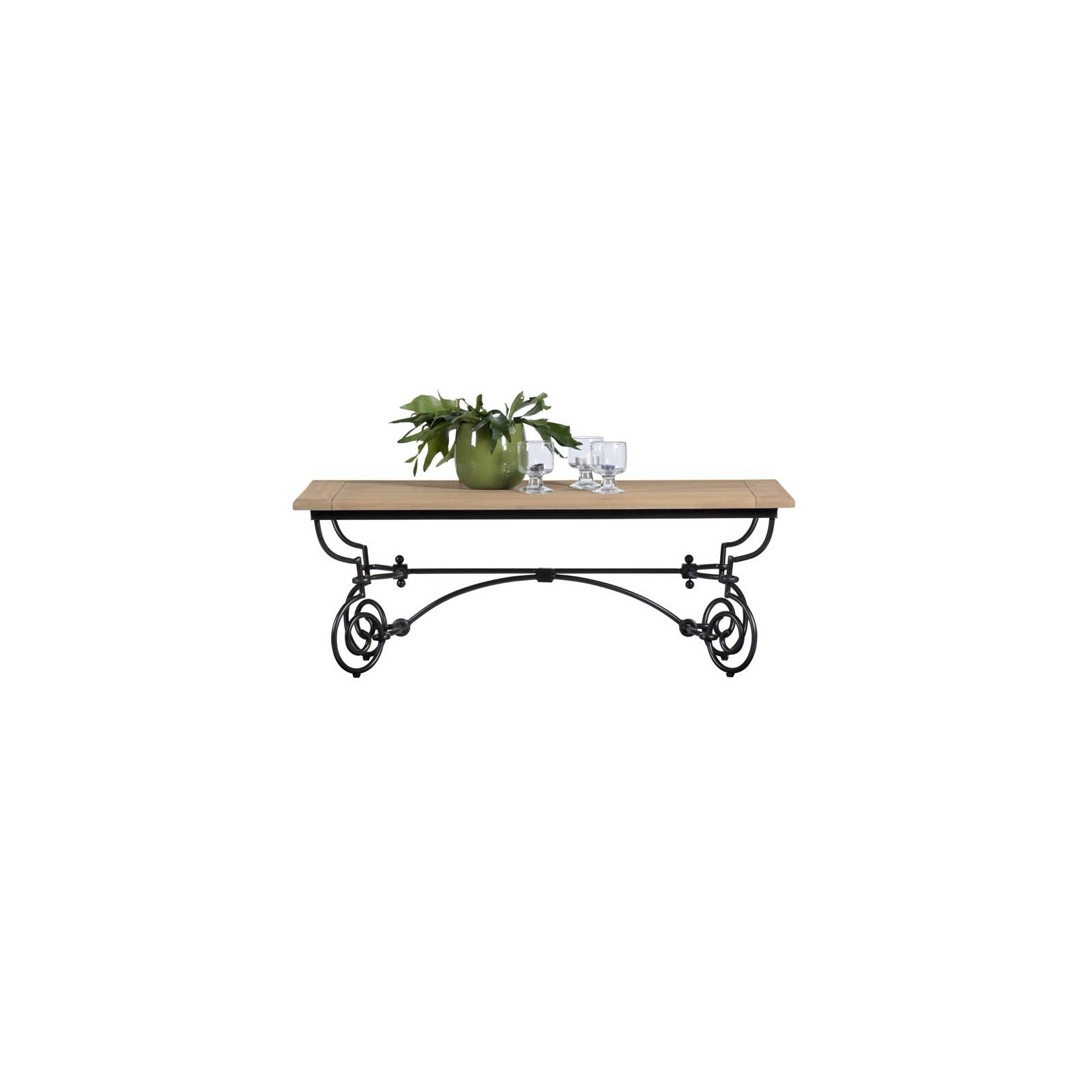 Table basse au style classique Vérone : meuble en chêne massif