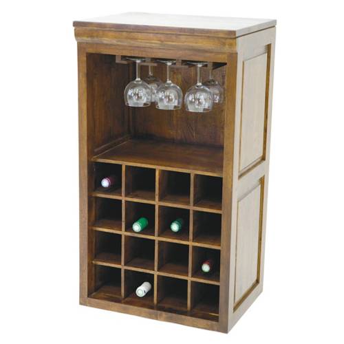 Meuble Range Bouteille Bois Massif Tradition - Classique chic
