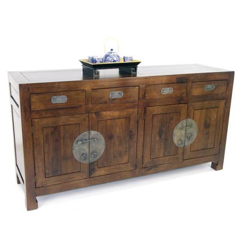 Grand Buffet Bois Massif Chine - Exotique