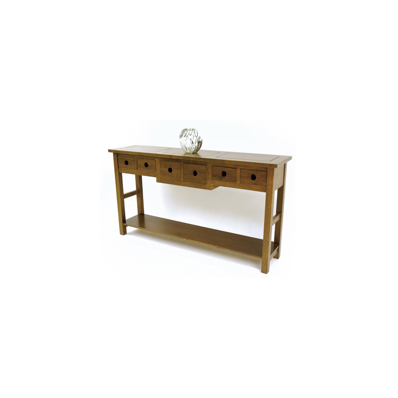 Console au style chinois en bois d'hévéa massif