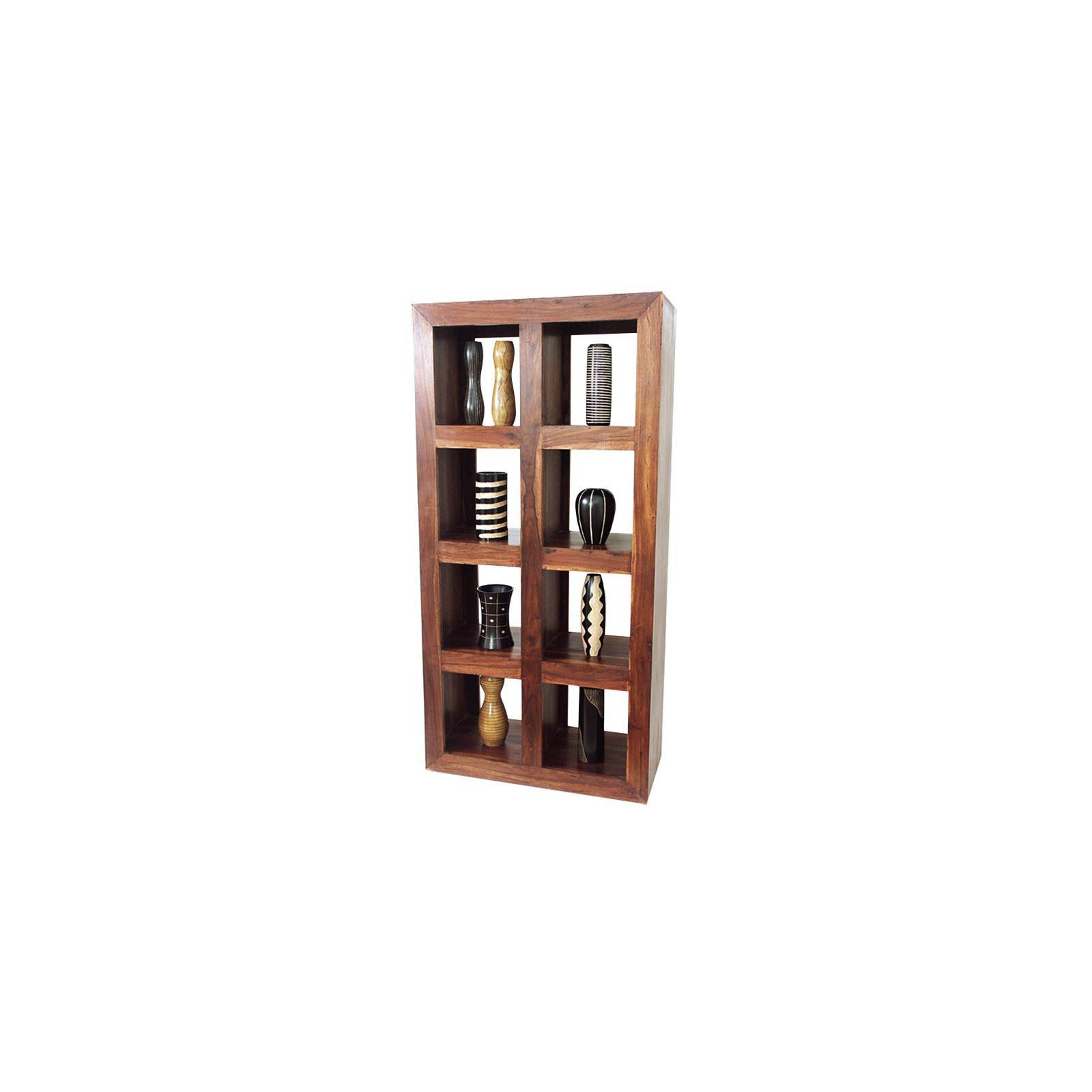 Étagère 8 cases. Collection ethnique design Zen palissandre
