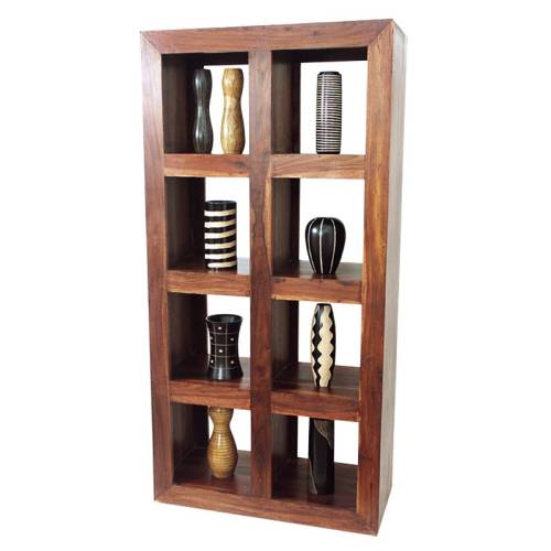 Étagère Palissandre Zen avec rangement - Exotique