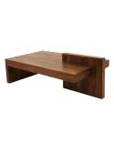Table basse design rectangulaire Zen palissandre