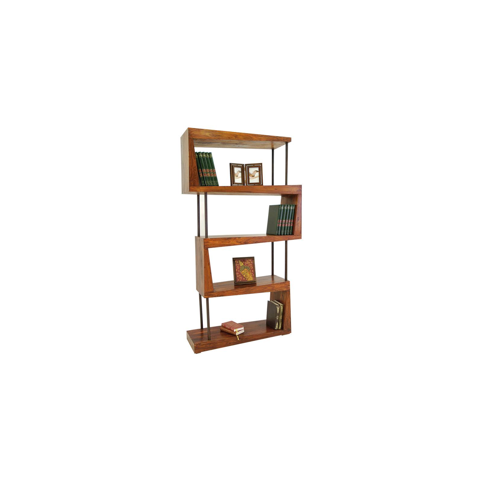 Étagère design en palissandre massif | Collection en bois exotique Lhassa
