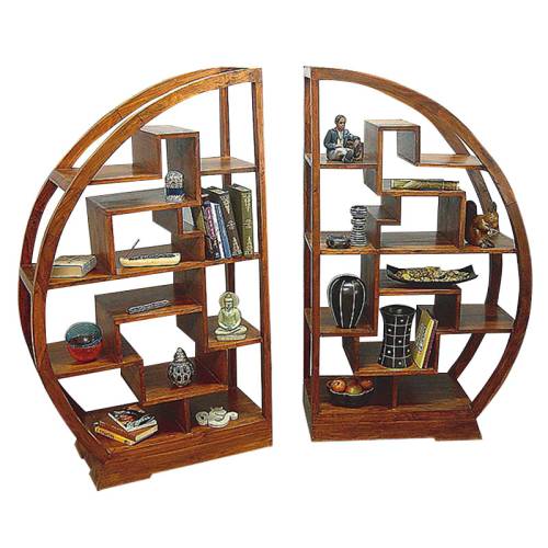 Étagère Arrondie - Palissandre design Lhassa - Exotique