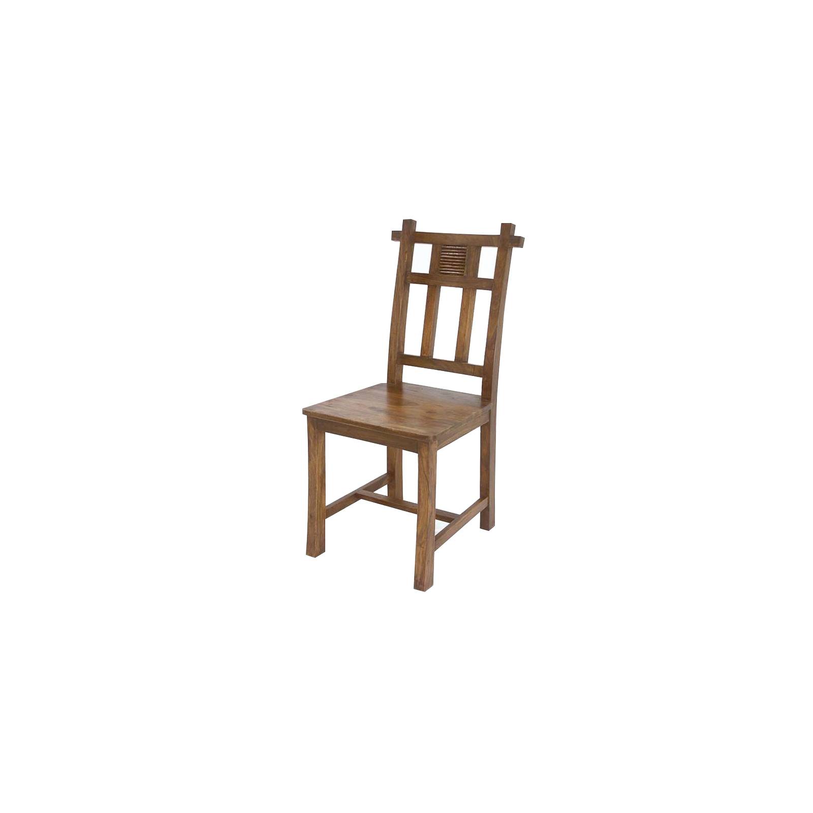 Chaise au style africain primitif
