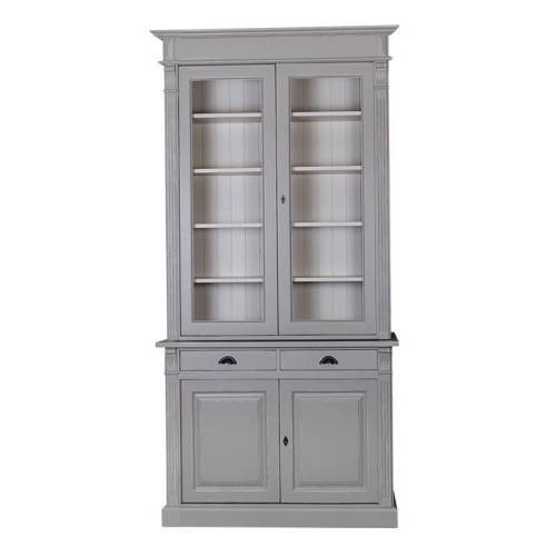 Buffet vaisselier romantique | Pin et Chêne Riviera - Classique chic