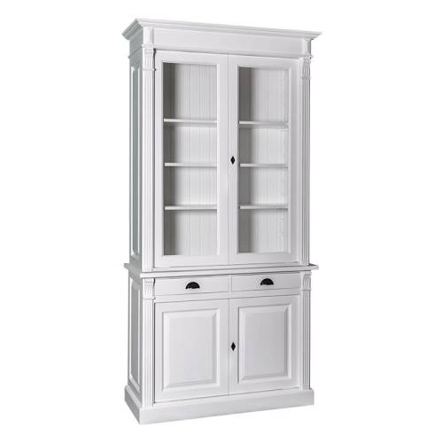 Buffet vaisselier romantique | Pin et Chêne Riviera - Classique chic