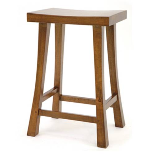 Tabouret de comptoir Chine en hévéa massif