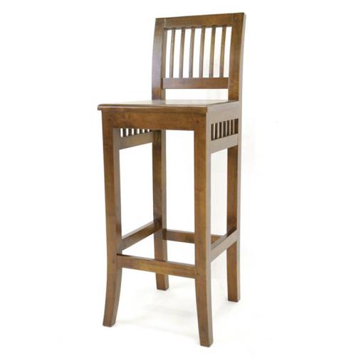 Tabouret de Bar en Bois Massif Tradition - Classique chic