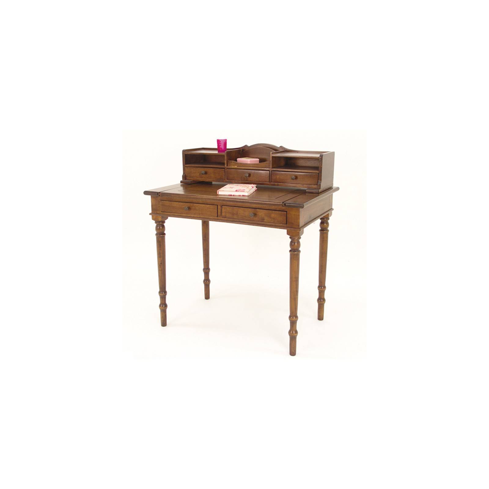 Bureau rétro en bois massif. Collection de meubles Tradition