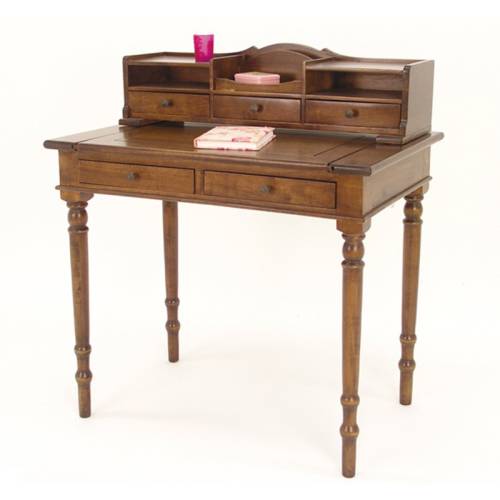 Bureau Rétro Bois Massif Tradition - Classique chic