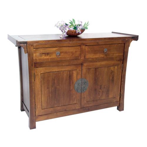 Buffet Bas Bois Massif Chine - Exotique