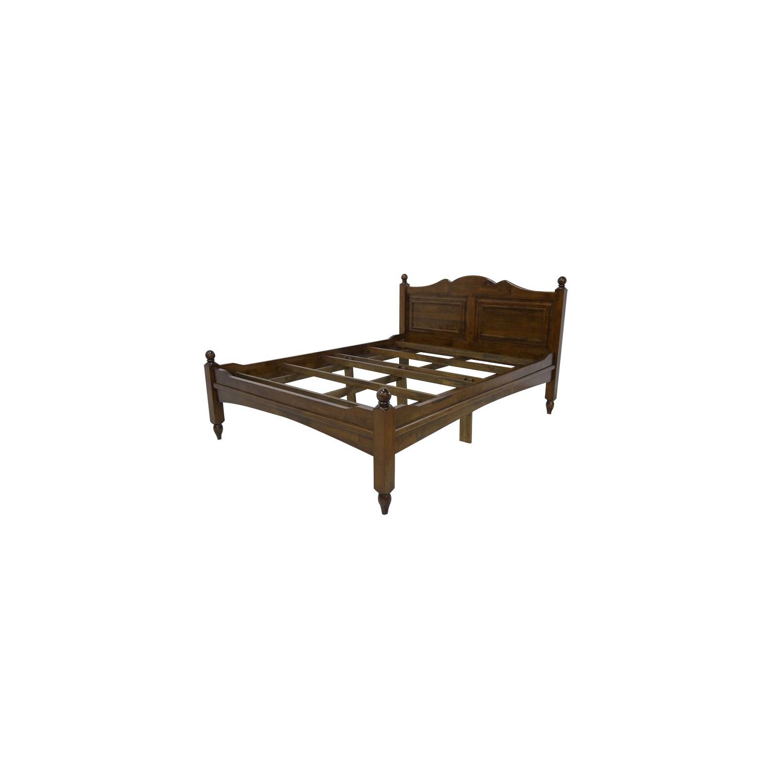 Lit au style traditionnel. Couchage deux personnes
