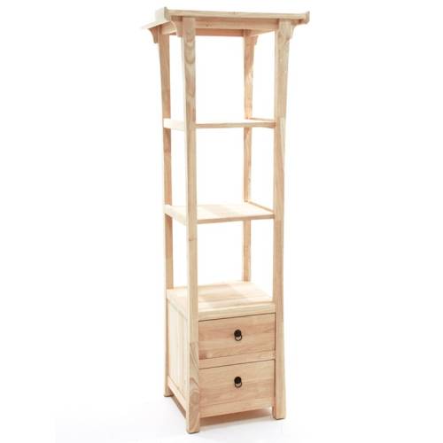 Meuble Colonne Salon Bois Massif Chine - Exotique
