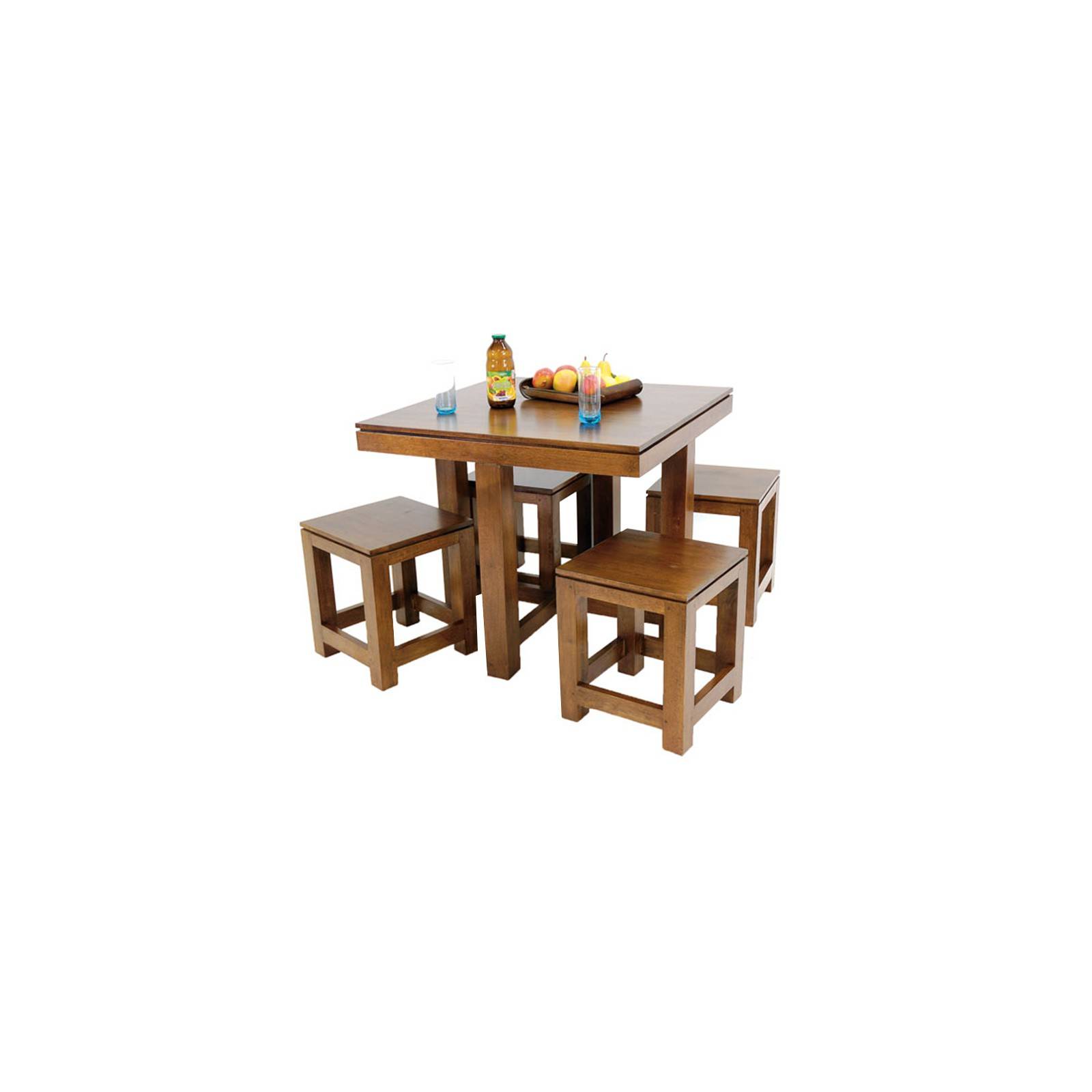 Table de repas et tabourets assortis. Meubles design Montréal