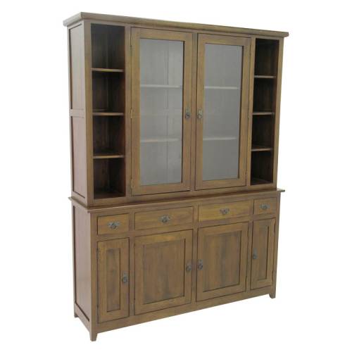 Buffet Vaisselier Bois Massif Oméga - Contemporain