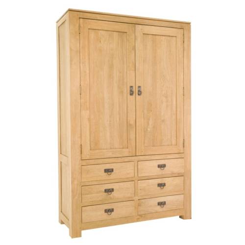 Armoire en Bois Massif Oméga - Contemporain