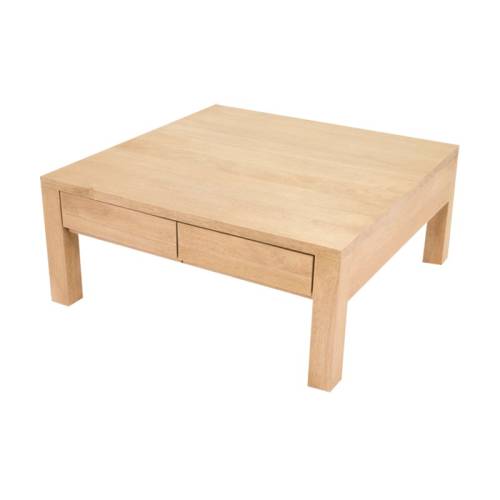 Table Basse a Tiroirs Bois Massif Fjord - Contemporain