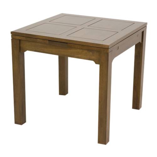 Table Carrée à Rallonges Bois Massif Broadway - Contemporain