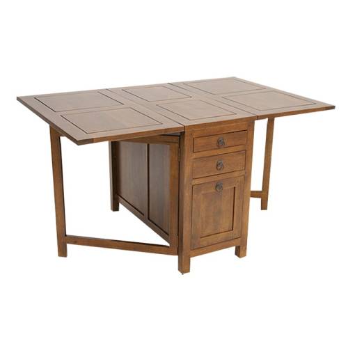Table Extensible Bois Massif Oméga - Contemporain