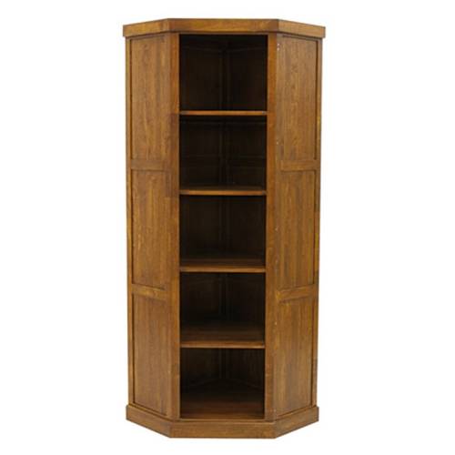 Bibliothèque D'angle Design Belle Époque Bois Massif Belle Epoque - Classique chic