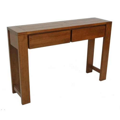 Console Avec Tiroir Bois Massif Broadway - Contemporain