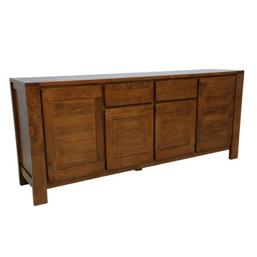 Buffet de grande taille en bois exotique avec des lignes modernes. Collection Omega