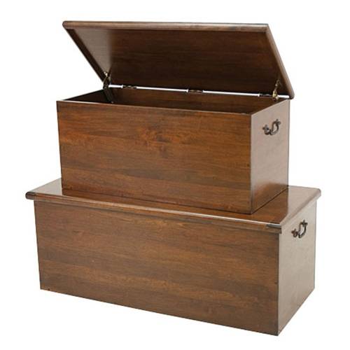 Set de Coffres en Bois Massif Tradition - Classique chic