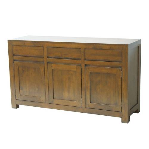 Buffet Bas Bois Massif Fjord - Contemporain