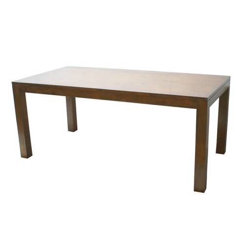 Table rectangulaire en bois exotique. Meubles modernes Omega 