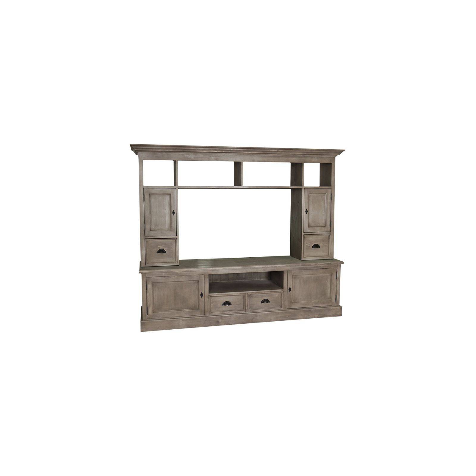 Meuble Tv Riviera en bois massif - Mobilier personnalisable pour votre salon