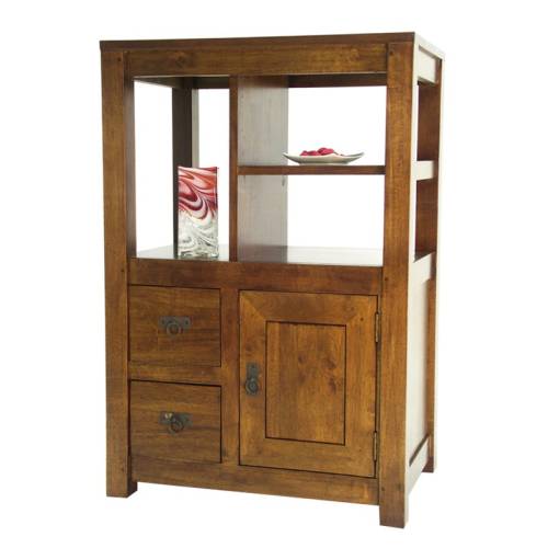 Petite Étagère en Bois Massif Oméga - Contemporain