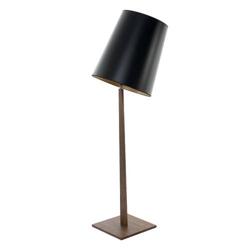 lampadaire noir design - Woody Chêne - Contemporain