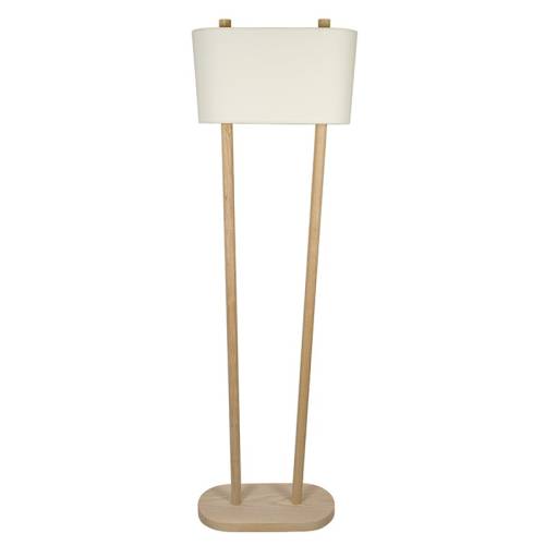 Lampadaire original en chêne massif Belize 