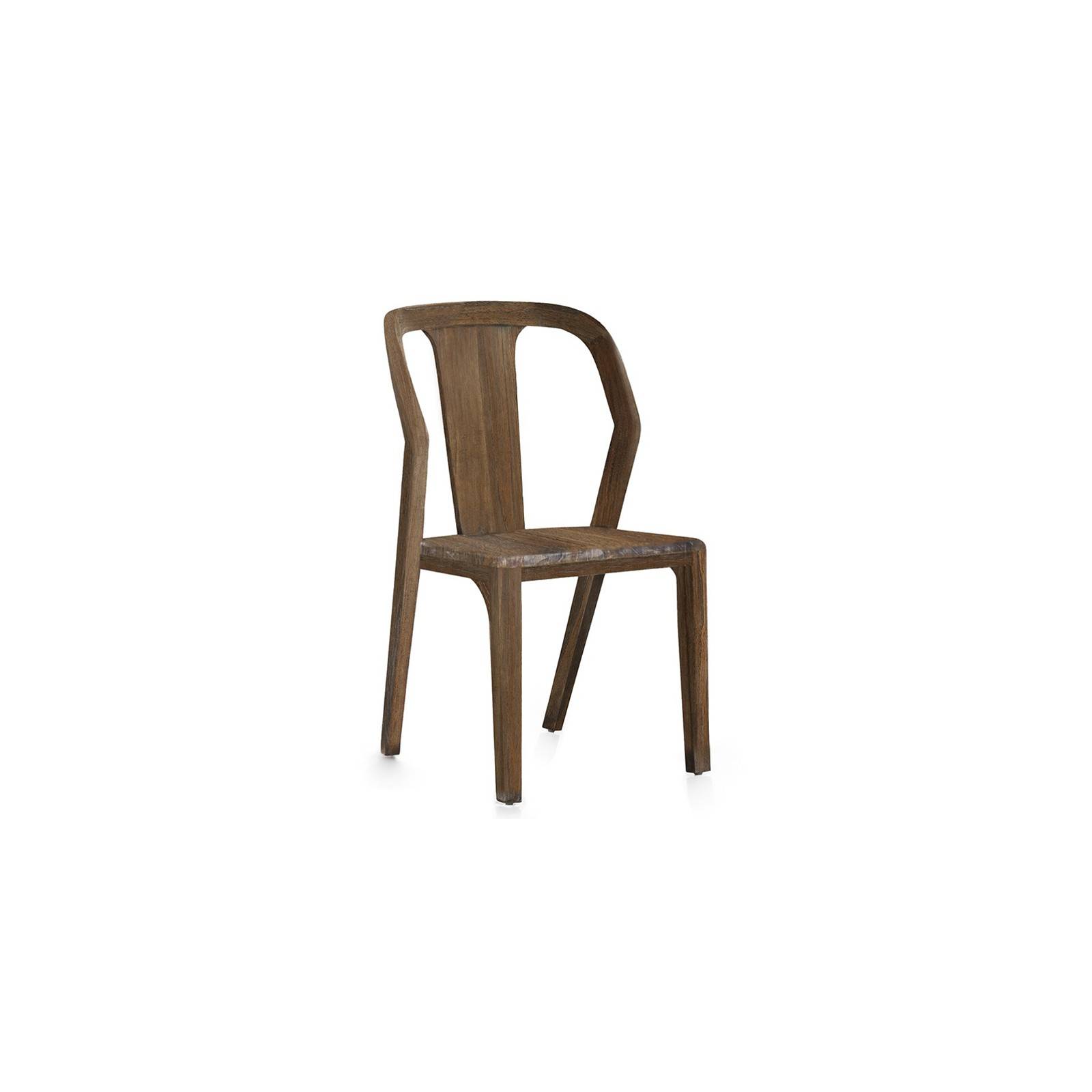 Chaise en bois exotique. Collection de meubles Terranova Mindi
