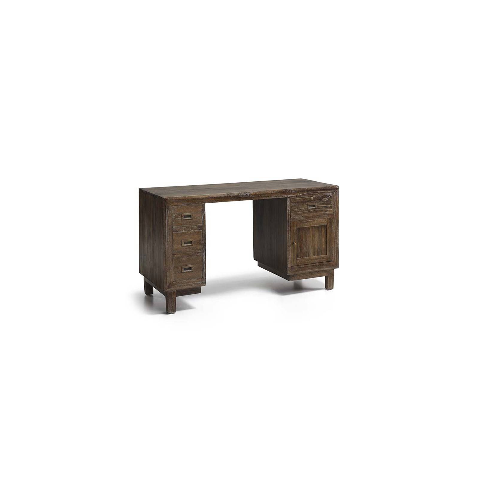 Bureau en bois exotique. Meubles en mindi Terranova 