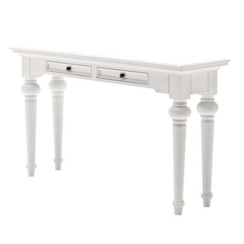 Console blanche Florence Acajou