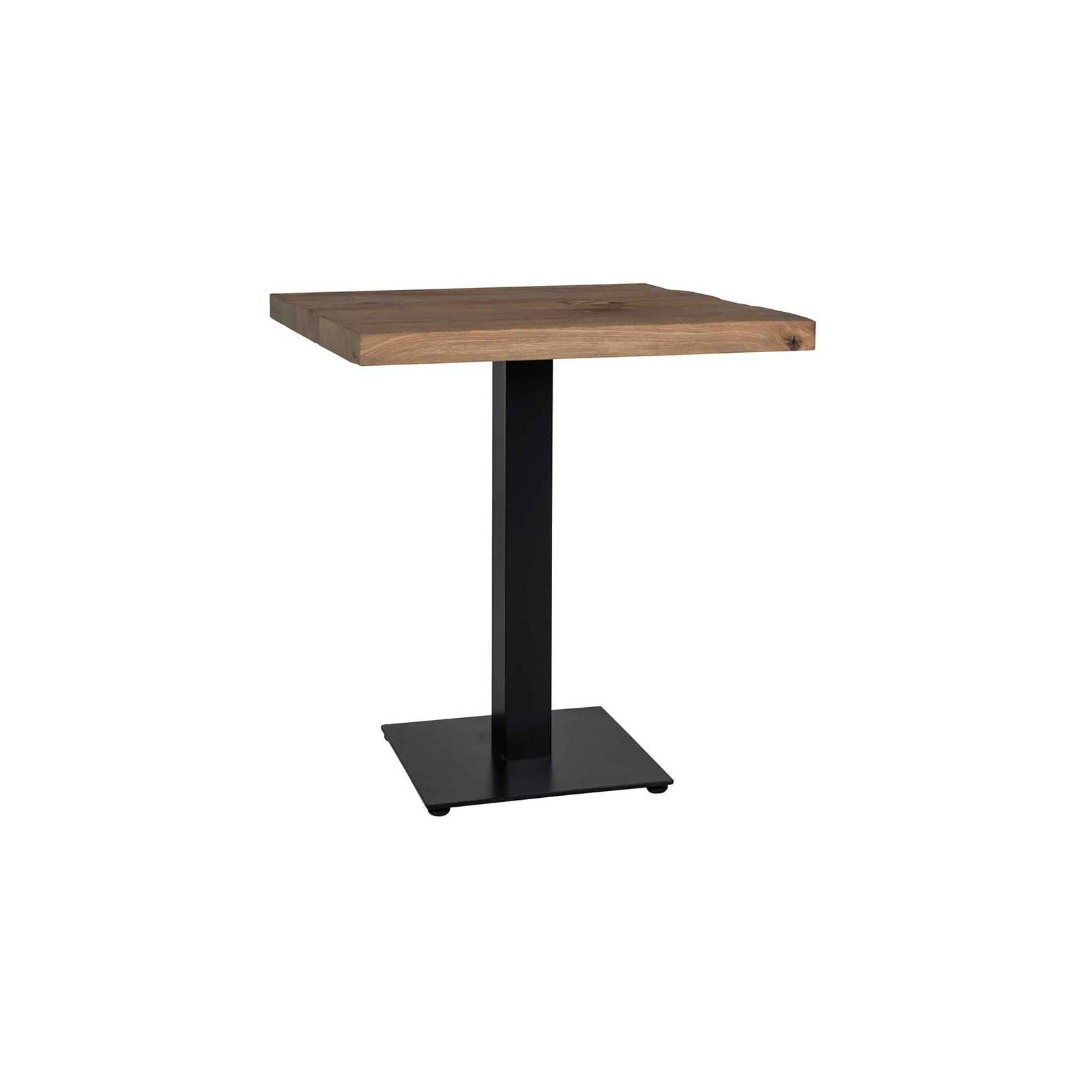 Table de salle carrée Chêne Victoria - table pied central