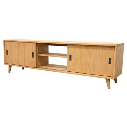 Meuble TV Vintage Bois Massif Bergen - Vintage