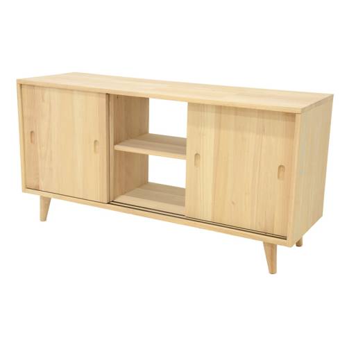 Buffet Bas 3 Portes Vintage Bois Massif Bergen - Vintage