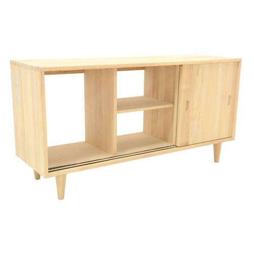 Buffet Bas 3 Portes Vintage Bois Massif Bergen - Vintage