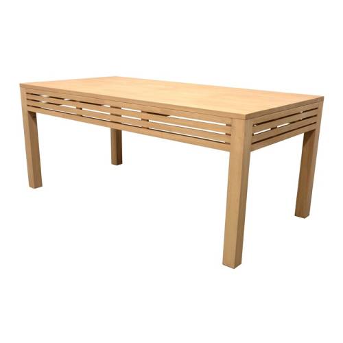 Table de Salle Rectangulaire Bois Massif Miami - Contemporain
