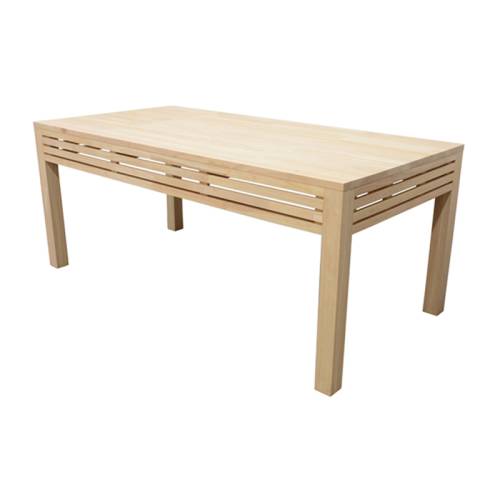 Table de Salle Rectangulaire Bois Massif Miami - Contemporain