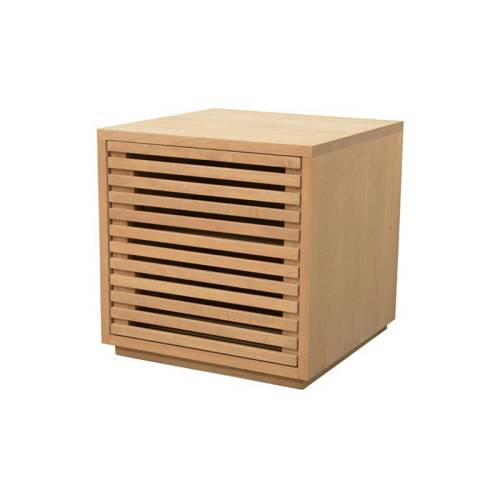 Table de Chevet en Bois Massif Miami - Contemporain
