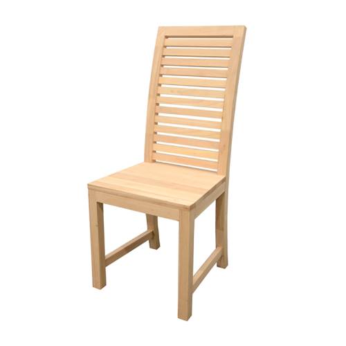 Chaise en Bois Massif Clair Miami - Contemporain