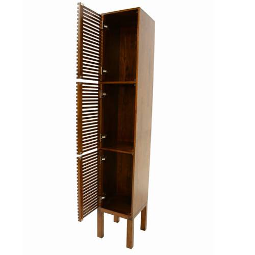 Colonne Étagère Salle de Bain Bois Massif Miami - Contemporain